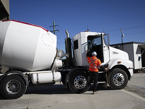 Our expert team pouring concrete